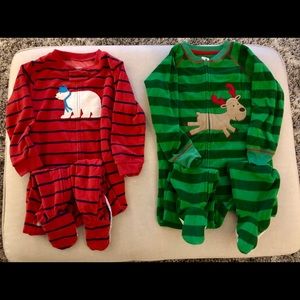 Carter’s Fleece footie pajamas size 3t